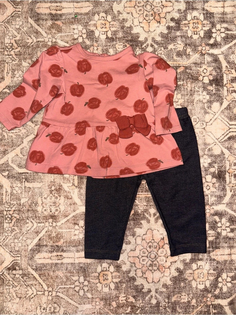 Just One You Baby Floral Matching Set Pink 6M